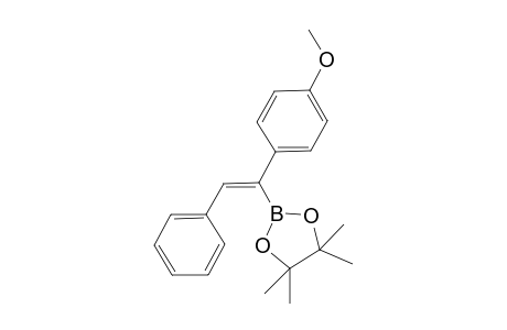 (E)-2-(1-(4-methoxyphenyl)-2-phenylvinyl)-4,4,5,5-tetramethyl-1,3,2-dioxaborolane