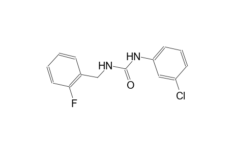 N-(3-chlorophenyl)-N'-(2-fluorobenzyl)urea