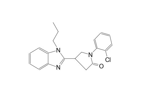 2-pyrrolidinone, 1-(2-chlorophenyl)-4-(1-propyl-1H-benzimidazol-2-yl)-