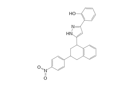 3-(2-Hydroxyphenyl)-5-{2-[3-(4-nitrophenyl)]-1,2,3,4-tetrahydronaphthyl}pyrazole