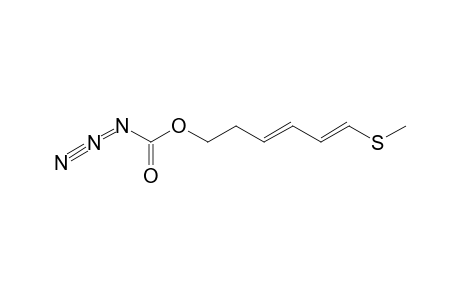 6-Methylthio-3E,5E-hexadienyl Azidoformate