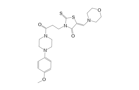 4-thiazolidinone, 3-[3-[4-(4-methoxyphenyl)-1-piperazinyl]-3-oxopropyl]-5-(4-morpholinylmethylene)-2-thioxo-, (5Z)-