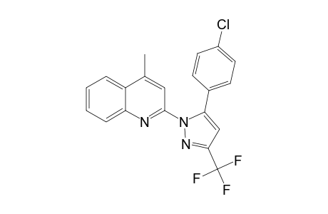 1-(4'-METHYLQUINOLIN-2'-YL)-5-(PARA-CHLOROPHENYL)-3-TRIFLUOROMETHYL-PYRAZOLE