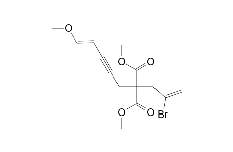DIMETHYL-2-(2'-BROMOALLYL)-2-[(E)-5''-METHOXY-4''-PENTEN-2''-YNYL]-MALONATE