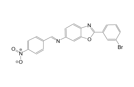 6-benzoxazolamine, 2-(3-bromophenyl)-N-[(E)-(4-nitrophenyl)methylidene]-