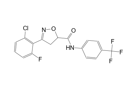 5-isoxazolecarboxamide, 3-(2-chloro-6-fluorophenyl)-4,5-dihydro-N-[4-(trifluoromethyl)phenyl]-