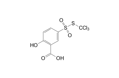 5-[(trichloromethylthio)sulfonyl]salicylic acid
