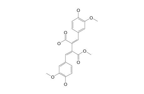 4,4'-DIHYDROXY-3,3'-DIMETHOXY-BETA,BETA'-BICINNAMIC-ACID-MONOMETHYLESTER