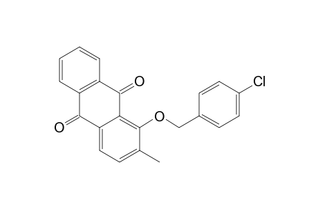9,10-Anthracenedione, 1-[(4-chlorophenyl)methoxy]-2-methyl-