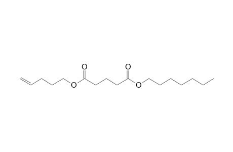 Glutaric acid, heptyl pent-4-enyl ester