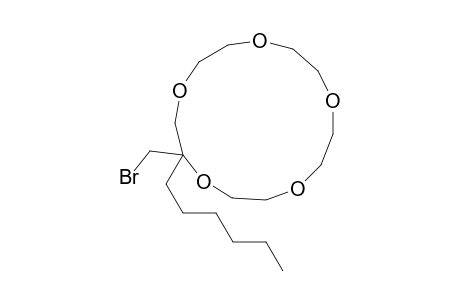 2-(bromomethyl)-2-hexyl-15-crown-5