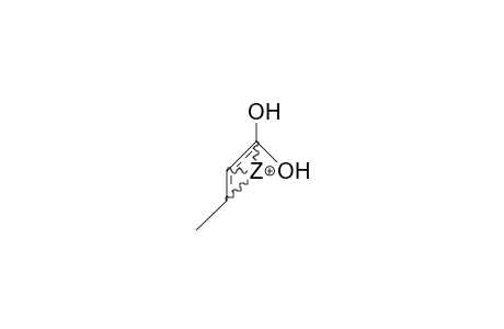 cis-Crotonic acid, protonated
