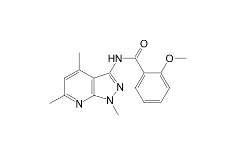 2-Methoxy-N-(1,4,6-trimethyl-1H-pyrazolo[3,4-b]pyridin-3-yl)benzamide