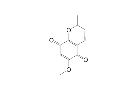 6-Methoxy-2-methyl-2H-1-benzopyran-5,8-quinone