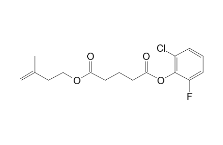 Glutaric acid, 2-chloro-6-fluorophenyl 3-methylbut-3-en-1-yl ester