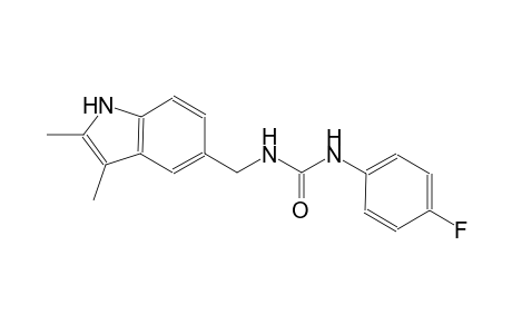 urea, N-[(2,3-dimethyl-1H-indol-5-yl)methyl]-N'-(4-fluorophenyl)-