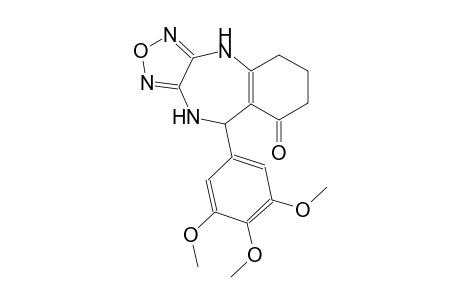 4H-[1,2,5]oxadiazolo[3,4-b][1,4]benzodiazepin-8(5H)-one, 6,7,9,10-tetrahydro-9-(3,4,5-trimethoxyphenyl)-