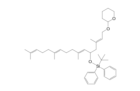 3,7,11,15-Tetramethyl-1-tetrahydropyranoxy-5-tertbutyldiphenylsiloxy-2E,6E,10E,14E-hexadecatetraene