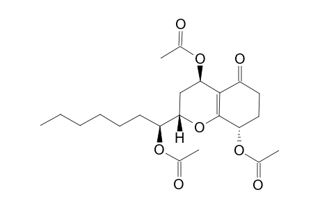 2-(1-Acetoxyheptyl)-4,8-diacetoxyoctahydrobenzopyran-5-one isomer