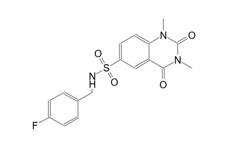 N-(4-fluorobenzyl)-1,3-dimethyl-2,4-dioxo-1,2,3,4-tetrahydro-6-quinazolinesulfonamide