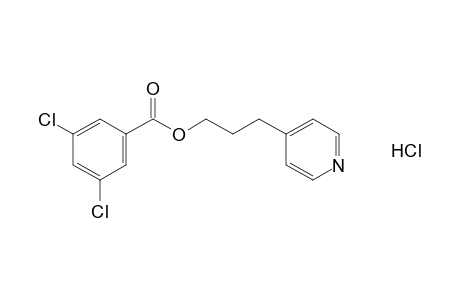 4-pyridinepropanol, 3,5-dichlorobenzoate, hydrochloride