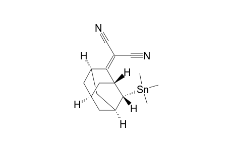 Propanedinitrile, [4-(trimethylstannyl)tricyclo[3.3.1.13,7]decylidene]-, (1.alpha.,3.beta.,4.beta.,5.alpha.,7.beta.)-