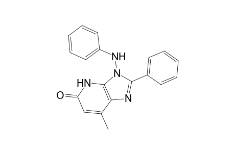 3-Anilino-7-methyl-2-phenyl-3,4-dihydro-5H-imidazo[4,5-b]pyridin-5-one