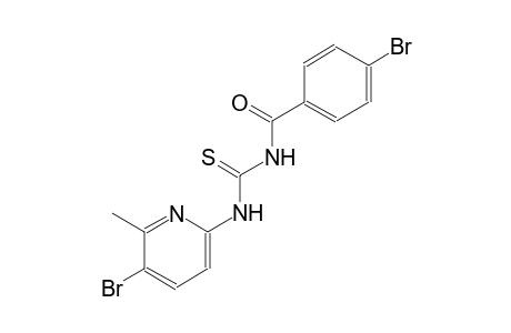 N-(4-bromobenzoyl)-N'-(5-bromo-6-methyl-2-pyridinyl)thiourea