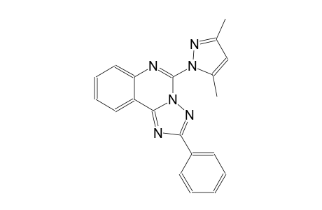 [1,2,4]triazolo[1,5-c]quinazoline, 5-(3,5-dimethyl-1H-pyrazol-1-yl)-2-phenyl-