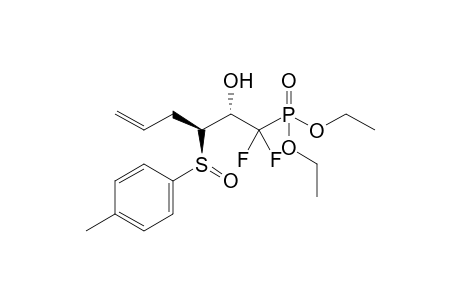 (4S,5S,Rs)-6-(Diethoxyphosphoryl)-6,6-difluoro-5-hydroxy-4-(4-methylphenylsulfinyl)hex-1-ene