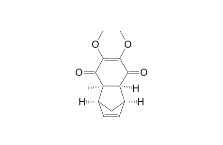 1,4-Methanonaphthalene-5,8-dione, 1,4,4a,8a-tetrahydro-6,7-dimethoxy-4a-methyl-, (1.alpha.,4.alpha.,4a.alpha.,8a.alpha.)-(.+-.)-