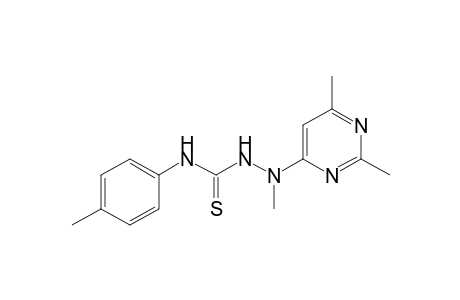 1-[(2,6-dimethyl-4-pyrimidinyl)-methylamino]-3-(4-methylphenyl)thiourea