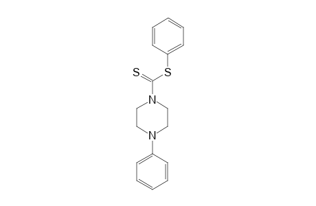 4-Phenyl-piperazine-1-carbodithioic acid phenyl ester
