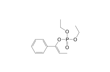 Phosphoric acid, diethyl 1-phenyl-1-propenyl ester, (Z)-