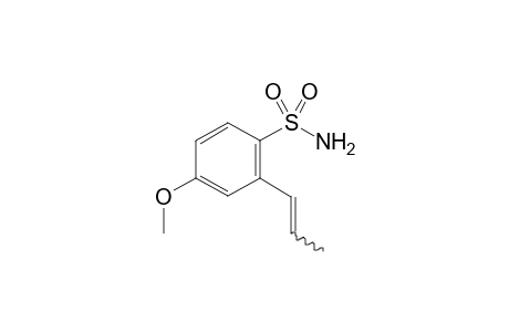 4-Methoxy-2-(prop-1-en-1-yl)benzenesulfonamide