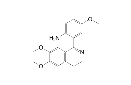 6,7-Dimethoxy-1-(2-amino-5-methoxyphenyl)-3,4-dihydroisoquinoline