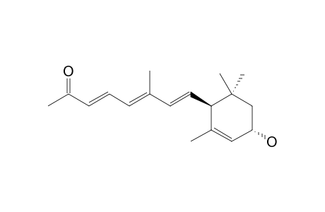 (3R,6R,7E,9E,11E)-3-HYDROXY-13-APO-ALPHA-CAROTEN-13-ONE