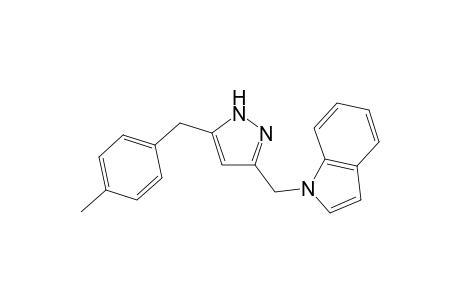 1-((5-(4-Methylbenzyl)-1H-pyrazol-3-yl)methyl)-1H-indole