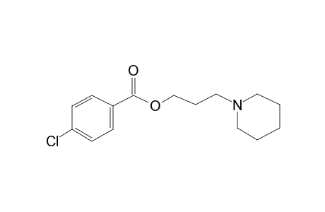 3-Piperidinopropyl p-chlorobenzoate