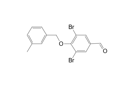 Benzaldehyde, 3,5-dibromo-4-(3-methylbenzyloxy)-