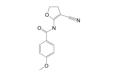 2-(4-METHOXYBENZAMIDO)-4,5-DIHYDRO-3-FURANCARBONITRILE