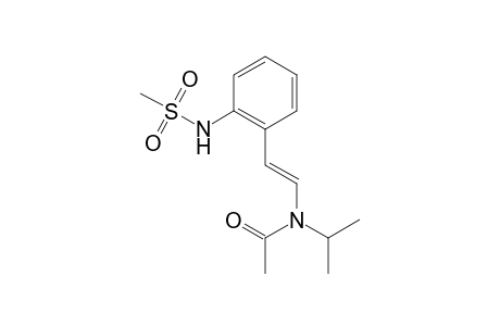 N-[[2-[N-acetyl-N-(1-methylethyl)amino]ethenyl)phenyl]methanesulfonamide