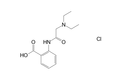 2-{[(diethylamino)acetyl]amino}benzoic acid hydrochloride