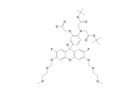 [2-(BIS-TERT.-BUTOXYCARBONYLMETHYL-AMINO)-5-[2,7-DIFLUORO-9-HYDROXY-3,6-BIS-(2-METHOXYETHOXYMETHOXY)-9H-XANTHEN-9-YL]-PHENOXY]-ACETIC-ACID