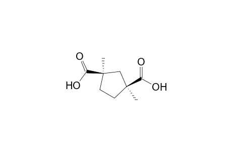 cis-1,3-Dimethylcyclopentane-1,3-dicarboxylic acid