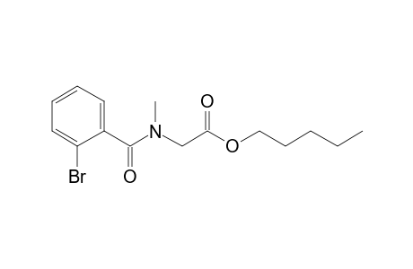 Sarcosine, N-(2-bromobenzoyl)-, pentyl ester