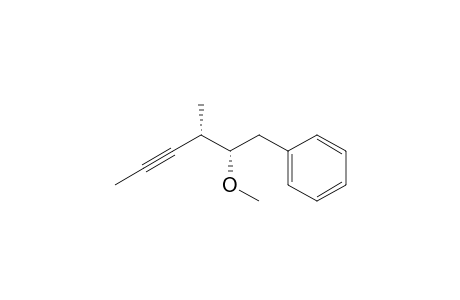 [(2S,3S)-2-methoxy-3-methyl-hex-4-ynyl]benzene