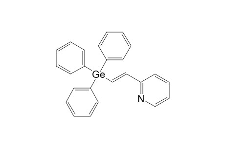 Triphenyl-[(E)-2-(2-pyridinyl)ethenyl]germane
