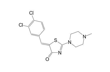 (5Z)-5-(3,4-dichlorobenzylidene)-2-(4-methyl-1-piperazinyl)-1,3-thiazol-4(5H)-one