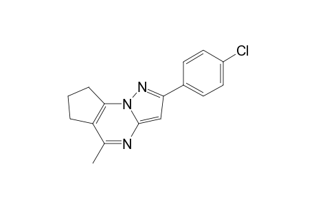 2-(4-Chlorophenyl)-5-methyl-7,8-dihydro-6H-cyclopenta[e]pyrazolo[1,5-a]pyrimidine